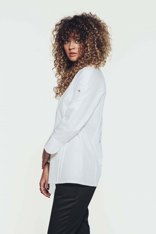 Veste de cuisine femme coupe kimono - Studio B - SOLVEIG  