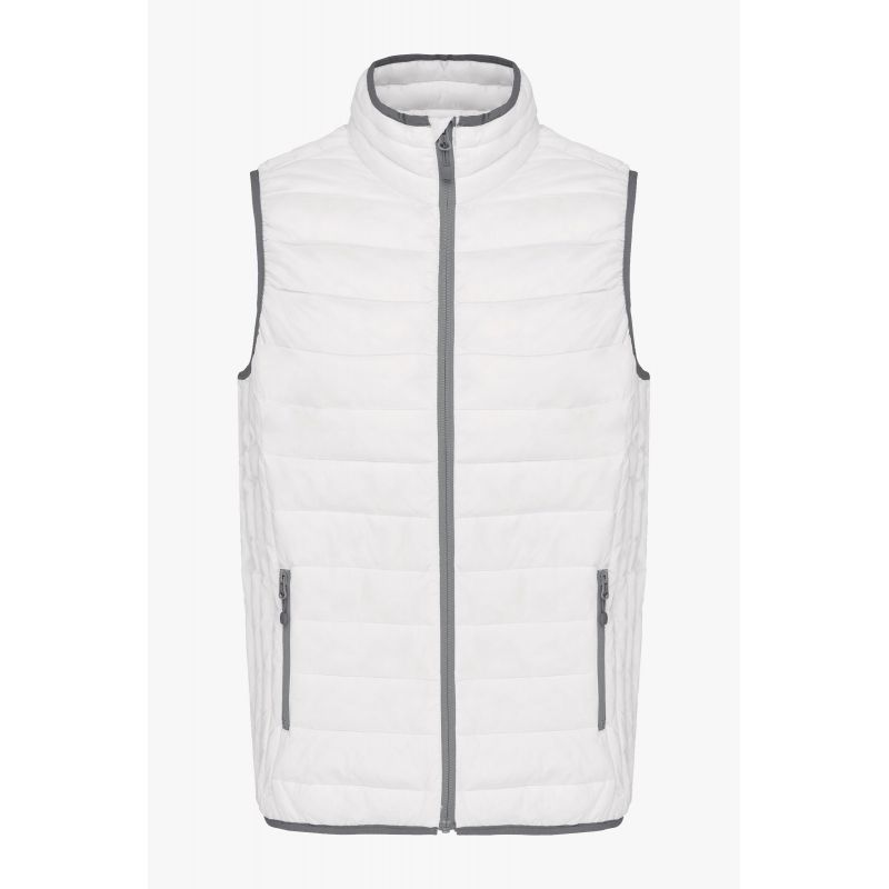 Gilet Doudoune Homme Sans Manches – Ultra Léger, Matelassé, Zippé – Pour Sport, Randonnée, Quotidien Décontracté