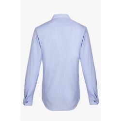 Chemise Henri Duc Bleue Neuve Taille 8 (col 49/50) - 100% Coton, étiquetée 115€ | Neuf Avec étiquettes