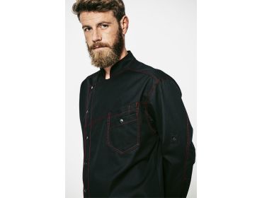 Veste De Chef Professionnelle Unisexe - Manches Longues/courtes, 10 Boutons, Poche