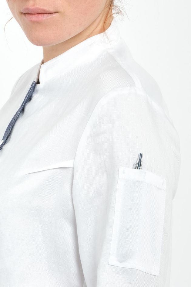 Veste de cuisine en lin - CAELIA