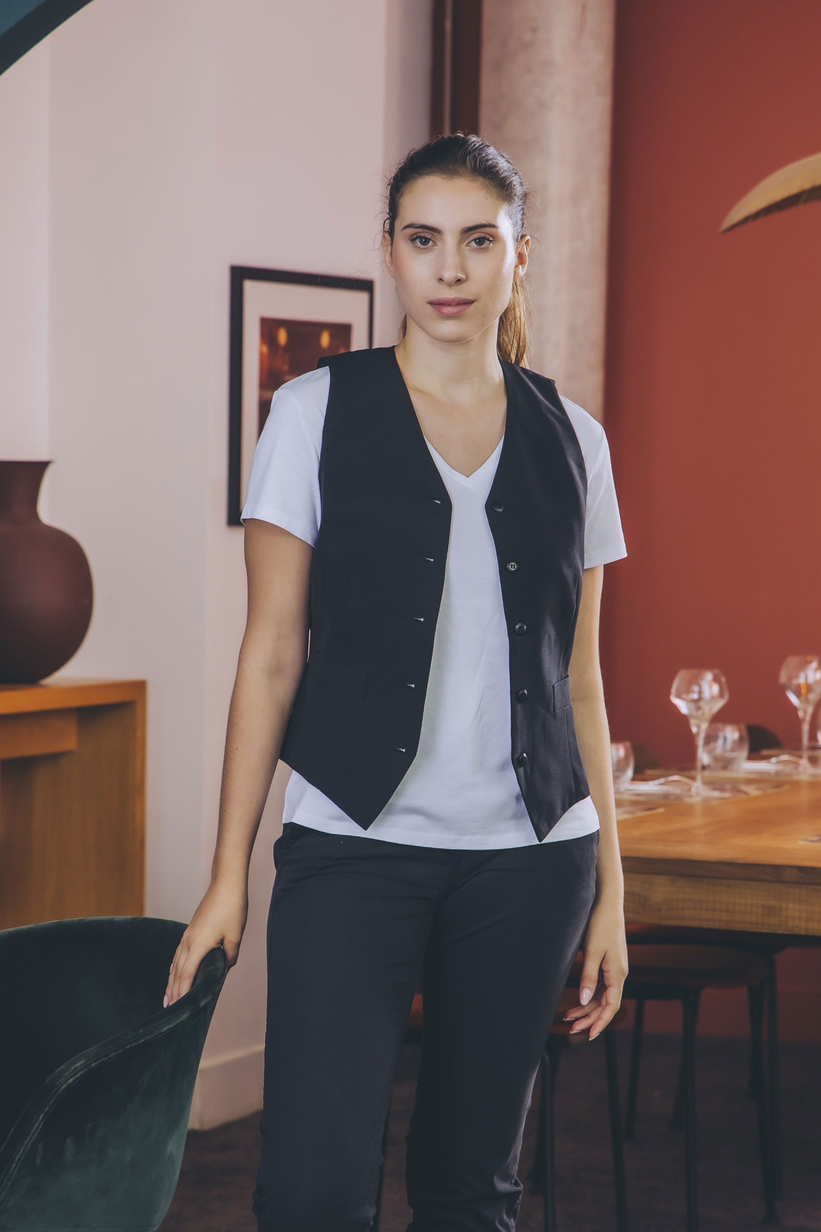 Gilet Femme White House Black Market - Taille 00 Bleu Avec Ceinture - Occasion Très Bon état