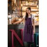 Tablier CEYLANY avec bavette - Prune