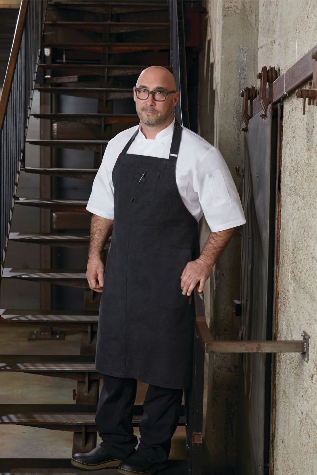 Tablier à bavette ROCKFORD Chef Works - 102 cm