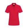 POLO MANCHES COURTES ROUGE FEMME - ANTINEA