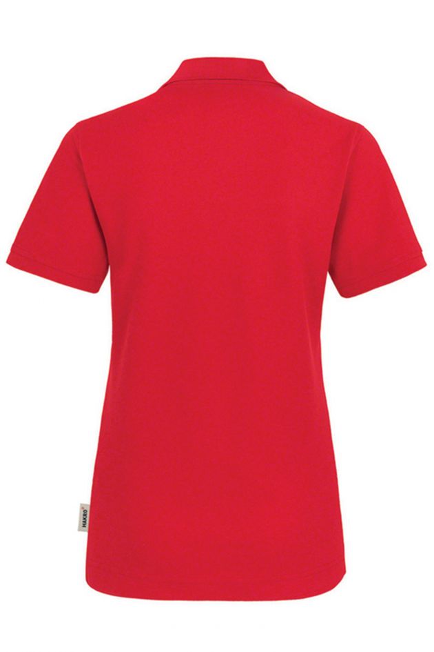 POLO MANCHES COURTES ROUGE FEMME - ANTINEA